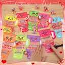 36 Pack Valentines Day Cards with 10mm Straw Covers Caps Compatible with Stanley Cup Tumbler Valentines Day Cards for Kids School Classroom Exchange Gift Party Favors