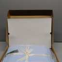 Amlie Home Waffle Cooling Comforter Twin Size, Q-Max 0.45 Reversible Lightweight Cooling Blanket for Hot Sleepers, Breathable Bedding for Night Sweats, 68"x90", Sky Blue