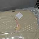 Beige Thick Nappa Leather Automotive Front Car Seat Covers Set of 2
