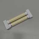 Lustaled R7s LED Bulb 118mm 10W 1300LM Day Light 6000K 110-130V J118 J Type Linear Double Ended 100W Halogen Equivalent for Floodlight Landscape (2 Pack Not Dimmable)