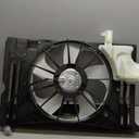 Radiator Cooling Fan Replacement for Corolla 2014-2019 Replacement for TO3115181 163630T020 163610T041 1647123030 12V Black