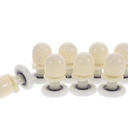 8pcs Shower Door Rollers Nylon Single Wheel Replacement for Bathroom
Smooth Sliding, Prevents Jamming, Stable Use, Beige Finish, Versatile Fit, Stylish Design, Hardware Parts