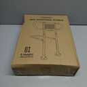 Bedside Rail for Elderly Safety Adjustable Bed Aid with Storage Pocket, Non-Slip Handle, 400 lbs Gravity Capacity -Gray (Stand-Compatible with Bed Frames 13.19" or Higher) (Grey)