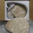 Boho Light Fixture, 30" Hand Woven Rattan Chandelier, Boho Chandelier with Brass Cat Hook for Dining Room, Living Room, Kitchen, Bedroom and Restaurant