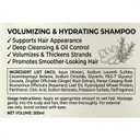 300ml Volumizing & Hydrating Shampoo - Gentle Cleansing Formula for Fuller-Looking Hair, Enriched with Botanical Extracts, Suitable for All Hair Types (2 Bottle Set)