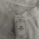 DEPENSL Women's Blouses Dressy Boho Casual Ruffle Short Sleeve Tops Business Outfits Ladies Summer 2025 Trendy Work Shirts, size M