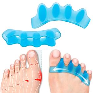 Toe Separators for Women and Men, Gel Toe Spacers for Pedicure and Foot Alignment, Comfortable Foot Care for Bunions and Overlapping Toes