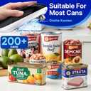 Electric Can Opener, Can Opener for Seniors, Suitable for Any Size Cans, Hands Free, Smooth Edge, Battery Powered, Automatic Can Opener is an Ideal Kitchen Gadget for Women and Left Handed People
