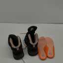 NORTIV 8 Women's Waterproof Hiking Boots Outdoor Trekking Camping Trail Hiking Boot Seeker (9.5, Black/Pink)