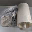 Unicozin 17Inch Table Lamp, 3 CCT 3000K/4500K/6500K & RGB Color Changing, Stepless Dimmable Bedside Lamp for Reading, Ambience Nightstand Light for Home Decor Party, Beige Shade