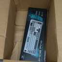 AULA F106PRO Wireless Keyboard, Full Size Mechanical Keyboard with Media Knob & Screen, 8000mAh Battery Hot Swappable Custom PBT keycaps Gaming Keyboard - Blaze Switch,Black White Grey