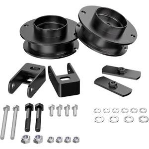 FLYCLE 2'' Front Leveling Kit for 2014-2023 Ram 2500 4WD, 2013-2023 Ram 3500 4WD, 2 inch Leveling Lift Kits Spring Strut Spacers with Shock Relocation Brackets Compatible with Ram 2500 3500 4WD