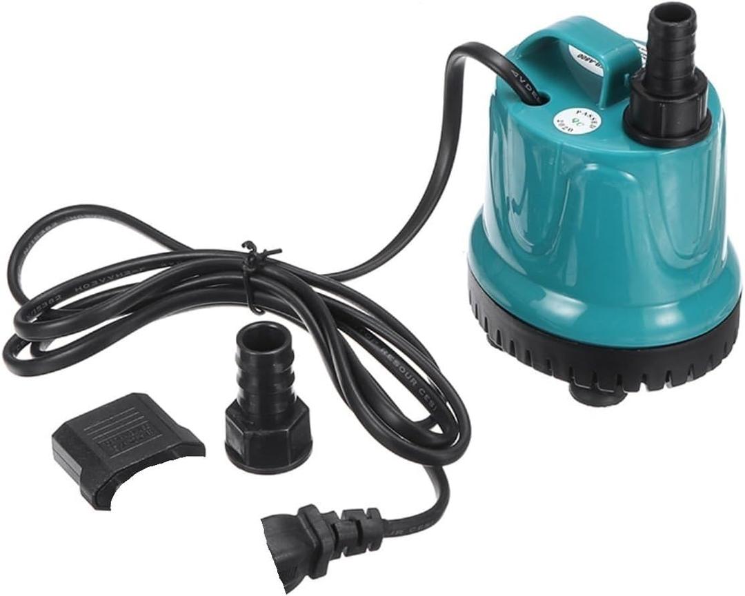 JOEBO Electric Submersible Pump 220V 300/600/800/1000L/H Mini Micro Submersible Pump for Fountain Hydroponic System Low Noise Motor Pump 1 Piece Sump Pump (Size : A800 18W)