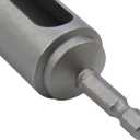 5 x Slotted Drill Bit Socket Wrench Tool,0.66"/17mm Hex Socket Nut Driver,1/4" Hex Shank,5.3"/135mm Length - 1pcs