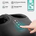 Nekteck Shiatsu Foot Massager with Heat, Foot Massager Machine for Plantar Fasciitis, Neuropathy Pain, Deep Kneading, Air Compression, Remote APP Control, Gifts for Mom Her Him, Fits Up to 13"