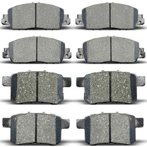 8pcs Front & Rear Disc Brake Pads Kit For Honda For Accord 2013-2017 (D1654/D1451)