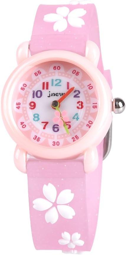Toddler Watches for Girls - Best Toys Gifts for Girls Age 3 4 5 6 7 8 (Flower Pink)
