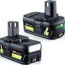 LUMSING 2 Pack 7.0 Ah P108 Lithium Replacement for Ryobi 18V Battery Compatible with Ryobi Battery P102 P103 P104 P105 P107 P108 P109