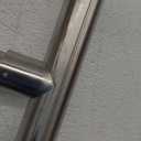 Wall Mount Kitchen Faucet with Pull Down Sprayer Single Handle High Arc Spring Kitchen Sink Faucet Brushed Nickel Stainless Steel Cold Water Only Kitchen Faucets