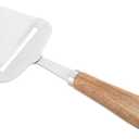 Twine Acacia Cheese Plane Hard Cheese Slicer - Charcuterie Board Cheese Slicer Stainless Steel with Acacia Handle - Set of 1