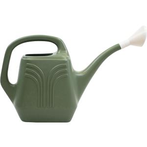Bloem Promo Watering Can: 2 Gallon Capacity - Living Green - Durable Resin, Removable Nozzle Spout, Two Handles, Wide Mouth, for Indoor and Outdoor Use, Gardening