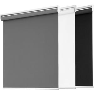 Blackout Roller Shades for Windows, Cordless Free-Stop Blinds with Thermal Insulated,UV Protection Fabric. Pull Down Room Darkening Door Blinds for Home, Office Easy to Install(25" W x 72" H,Grey)