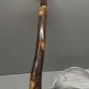 Brazos Rustic Wood Walking Stick, Hickory, Traditional Safari Style Handle, for Men & Women, Made in The USA, 55"