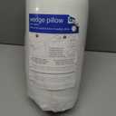 Bedluxe Wedge Pillow Headboard, 3PCS Orthopedic Bed Wedge Pillows Set for After Surgery, Adjustable Pillow Wedge for Acid Reflux&Back Pain Relief, Sleeping, Back Pillow for Bed Sitting Up, White/Grey (Adjustable 9&12 Inch + 1 Head Pillow)