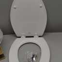 Bemis 1500EC 390 Lift-Off Wood Elongated Toilet Seat, Cotton White (Pack of 1)