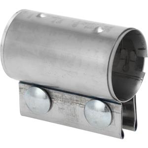 Exhaust Pipe Clamp/Exhaust Muffler Tube Joint for Car Truck/Durable Stainless Steel 1.77" 87mm / 1 Pc Silver Tone