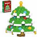 HGCYCF Christmas Tree Building Blocks Set Compatible with Lego Advent Calendar 2025 Stacking New Toys Holiday Present Box New Year Xmas Gifts for Kids for Boys & Girls and Adults, Set of 2
