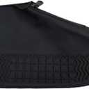 Silicone Anti-Skid Shoe Covers Zipper Waterproof Rain Boots Protective Overshoes for Outdoor Activitiesc Black, Size: M