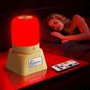 2 x Red Light Night Light Lamp for Sleep,Red Nightlight Desk Lamp with 670nm Wavelength,Touch Remote Control Reds Light for Sleep Lamp Backed by Science,for Deep Relaxation Travel Meditation and Yoga