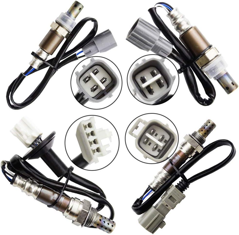 4x Oxygen sensor for Toyota Sienna 2007 2008 2009 2010 3.5L Upper Lower Upstream +Downstream