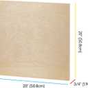 MEEDEN Unfinished Wood Canvas Board: 3/4 Deep 20x20 Wooden Canvas Panel Pack of 2 - Blank Cradled Wood Art Board for Painting