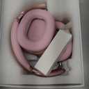 Wentronic Y02 Active Noise Cancelling Headphones,60H Battery,5 EQ Music Modes,Hi-Res Audio,Deep Bass,Foldable Wireless Over Ear Bluetooth 5.4 Headset,Breathable Leather Earpads (Pink)