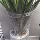 27 inches Tall Artificial Agave Plant in Black Pot with Real Stone Pebbles, 126 Realistic Leaves. Large Faux Plants Indoor and Outdoor.