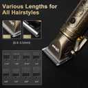Ufree Beard Trimmer for Men with Hair Clipper, Professional Hair Clippers for Men and Hair Trimmers, Cordless Electric Razor Mens Grooming Kit for Nose, Face, Ear, Body, Gifts for Men Husband Father