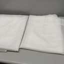 Tulle Curtains 2 Panels,2 x 52W x 72H,Curtains for Living Room White Solid Color Window Curtain Grommets