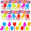 Christmas Toys Gifts Bulk for Kids 60 PCS, Holiday Sticky Hands Party Favor for Toddlers, Xmas Goodie Treat Bag Stocking Stuffer Fillers, Winter Classroom Preschool Students Prize Stuff for Boys Girls