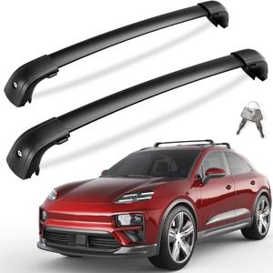 KINGGERI 300lbs Roof Rack Cross Bars for Porsche Macan 2014-2024