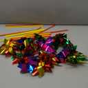 6" Pinwheels for Kids, Fun Toys for Backyard Games and Family Games - 24 Pieces, Metallic Color Assortment, 6" Wind Spinner Diameter, 12" Spinner Stick, Party Favors, Piata Stuffer