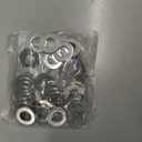 8'' Flat Washers OD 1-5/16'' 304 Stainless Steel Washers SAE Metal Washers, Pack of 50