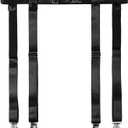 Women's Plus Size Thigh Garter Belts, Adjustable High Elastic Garter Belt and Stockings Set, Thigh High Stockings for Garter Belts