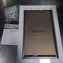 PetSafe Sliding Glass Pet Door - No-Cut DIY Install Doggy Door for Renters - Aluminum Frame - Adjustable Height 91 7/16" to 96" - Ideal for Large Dogs Up to 100 lb - White