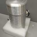 JSD 1 1/4 Gallons 1.25 Gallons 6" x 12" Round Spun Aluminum Small Universal Gas Tank/ Fuel Tank Center Fill 1/4" NPT Outlet