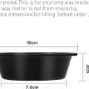 Enaroma Silicone Wax Melt Warmer Liners for 4 Pieces, Reusable & Leakproof Liners, Wax Warmer Liner for Scented Wax, Designed for Electric Wax Warmers, Candle Warmer, Wax Melter and Wax Burner
