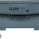 Restaurantware-Clean Tek Professional 25 Quart Cleaning Bucket, 1 Bucket With Wheels - Heavy-Duty, Comfortable Handle, Gray Plastic Pail, Portable, For Restaurant, Home, School, Office, And More