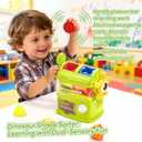 Shape Sorter Toys for Kids, Interactive Shape Sorter Toy for Toddlers, Montessori Color Matching & Sorting Interactive Learning Toys for Boys Girls 1 2 3 Years Old Birthday Gifts.
