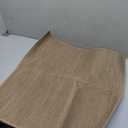 Linen Stair Landing Mat for Wooden Steps Indoor 28 * 28 inch, Upgraded Self Adhesive Backing Non Slip Stair-Treads Matching-Mat, Peel and Stick Square Stair Rugs (Beige)